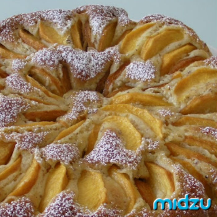 torta di pesche