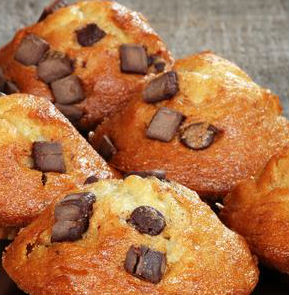 Muffin al cocco e cioccolato